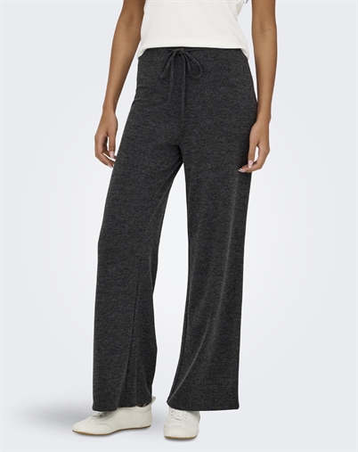 Only - ONLKaya Life Wide Bukser - Dark Grey Melange